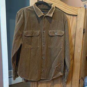 GAP Men's Tan Corduroy Shirt Jacket